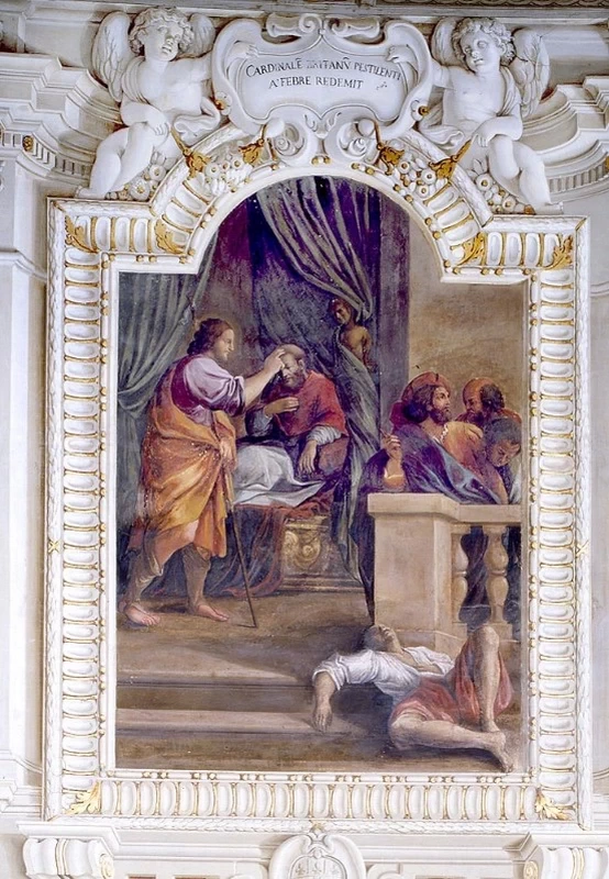 San Rocco risana il cardinale